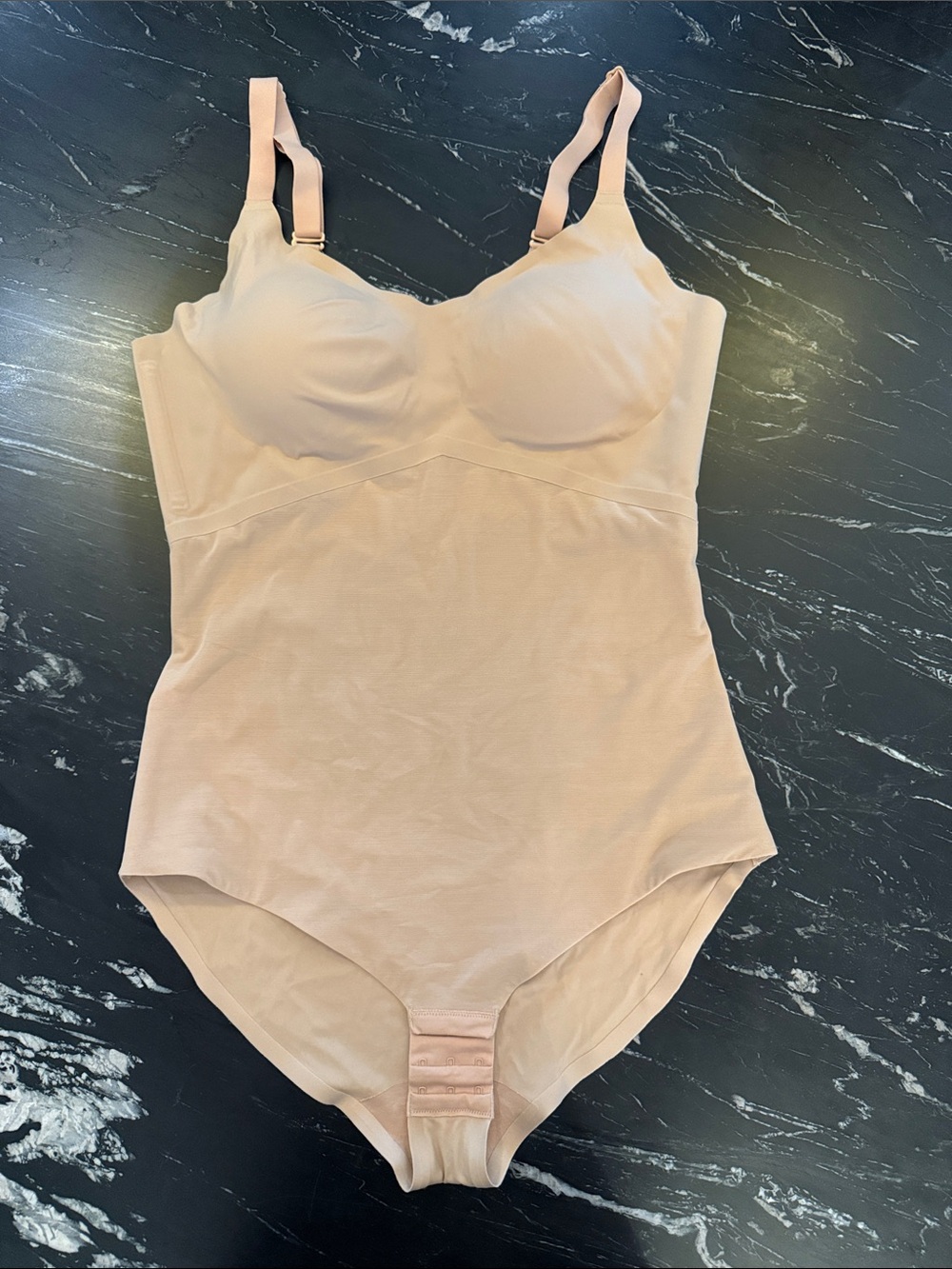Honeylove Nude Shaping Bodysuit with Adjustable Straps